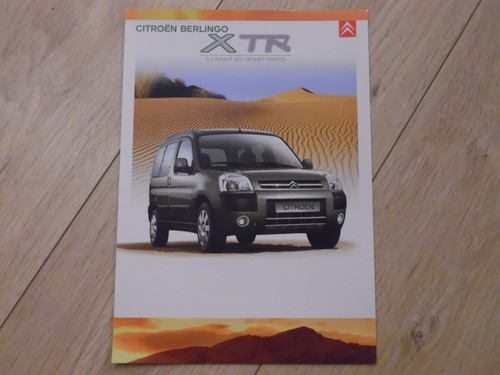 Catalogue citroen berlingo xtr - citroen,